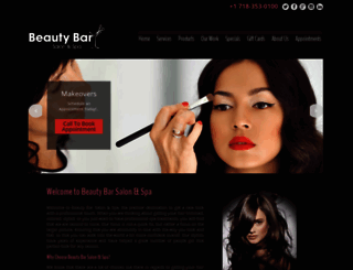 nybeautybarsalon.com screenshot