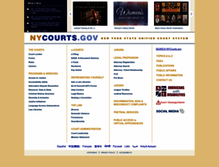 nycourts.gov screenshot