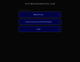nyctimessquarehotel.com screenshot