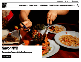 nycvisit.com screenshot