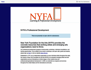 nyfa.submittable.com screenshot