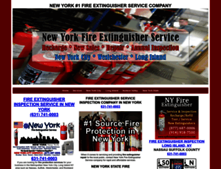 nyfireextinguisherservice.com screenshot