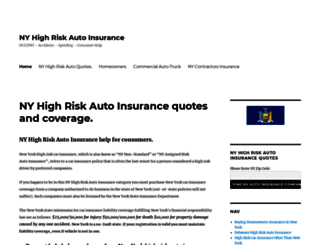nyhighriskautoinsurance.com screenshot