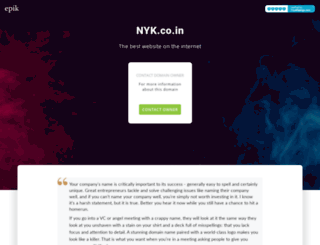 nyk.co.in screenshot