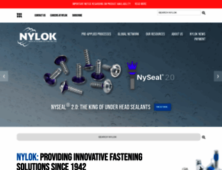 nylok.com screenshot