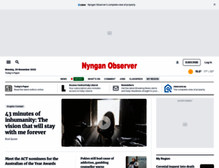nynganobserver.com.au screenshot