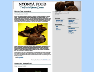 nyonyafood.com screenshot