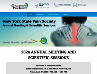 nypainsociety.org screenshot