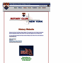 nyrotaryhistory.org screenshot