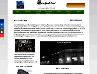 nyscaffold.com screenshot