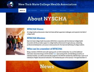 nyscha.org screenshot
