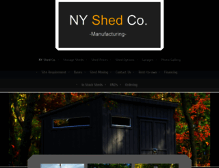 nyshedco.com screenshot