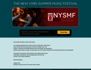 nysmf.org screenshot