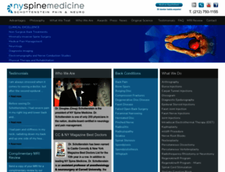 nyspinemedicine.com screenshot