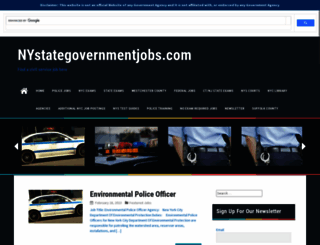 nystategovernmentjobs.com screenshot