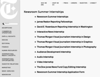 nytimes-internship.com screenshot