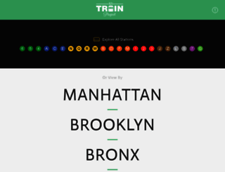 nytrainproject.com screenshot