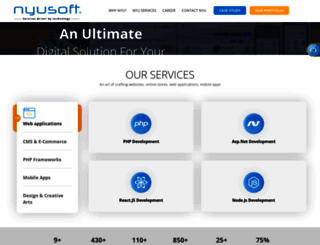 nyusoft.com screenshot