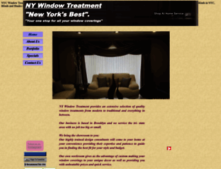 nywindowtreatment.com screenshot