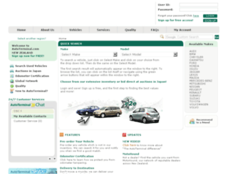 nz.autoterminal.com screenshot