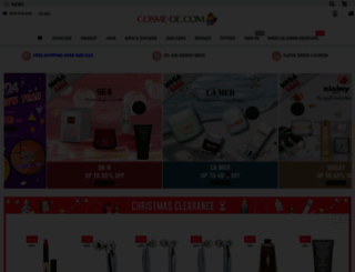nz.cosme-de.com screenshot