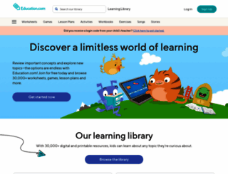 nz.education.com screenshot