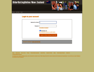 nz.olderdatingonline.com screenshot