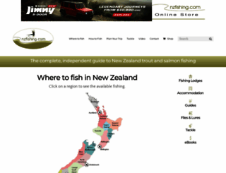 nzfishing.com screenshot