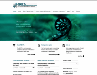 nzhpa.org screenshot