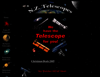 nztelescopes.co.nz screenshot