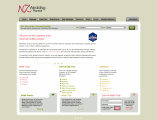 nzweddingplanner.co.nz screenshot