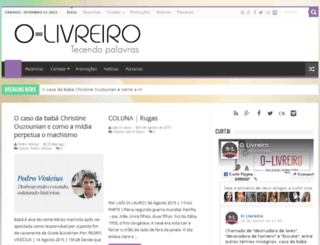 o-livreiro.com screenshot