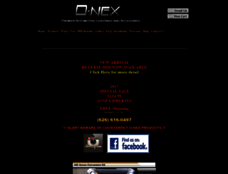 o-nex.com screenshot