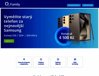 o2family.cz screenshot