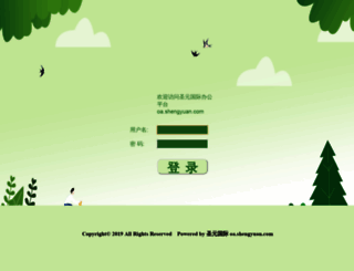 oa.shengyuan.com screenshot