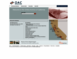 oac.cdlib.org screenshot