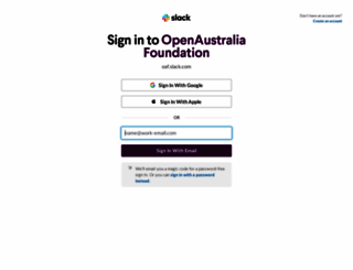 oaf.slack.com screenshot