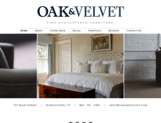 oakandvelvet.com screenshot