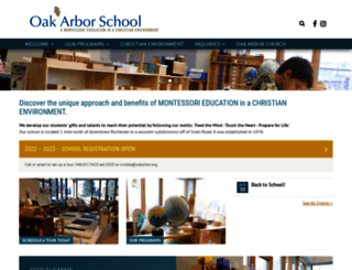 oakarborschool.org screenshot
