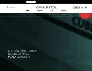 oakbeds.co.uk screenshot