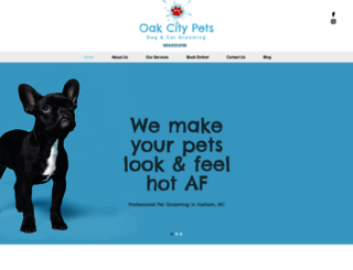 oakcitypets.com screenshot
