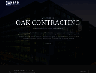 oakcontracting.com screenshot