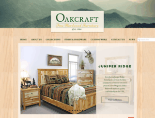 oakcraftfurniture.com screenshot