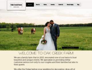 oakcreekfarmva.com screenshot