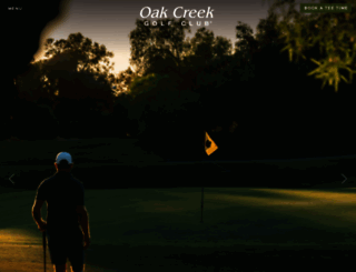 oakcreekgolfclub.com screenshot