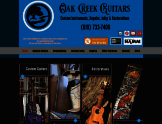 oakcreekguitars.com screenshot