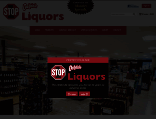 oakdaleliquors.com screenshot