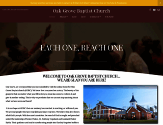 oakgrovebaptist.net screenshot