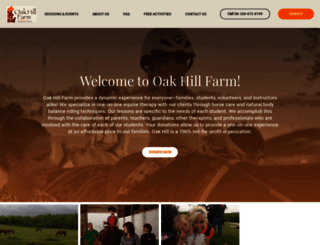 oakhillfarm.org screenshot