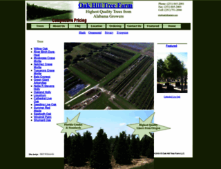 oakhilltreefarm.com screenshot